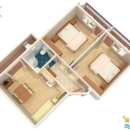 דירה With Parking Space - Makarska - 2709