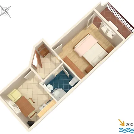 شقة With Parking Space - Makarska - 2709